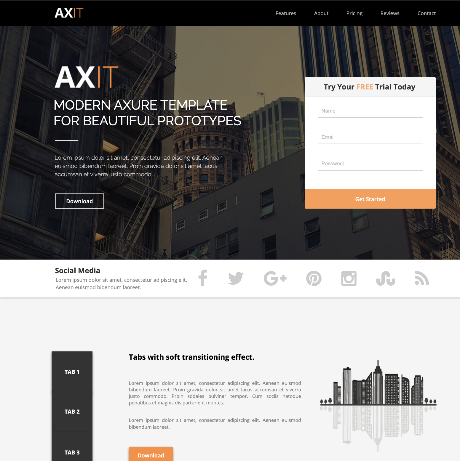 Мой первый сверстанный сайт